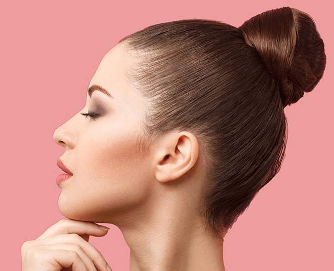 create top knot hairstyles inside 