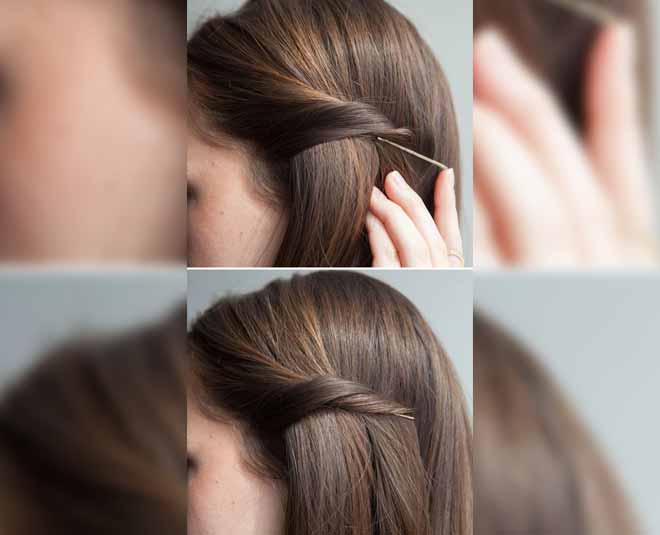 cute hairstyles with bobby pins inside
