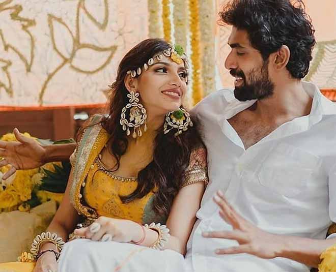 हल्दी की रस्में haldi rana daggubati miheeka bajaj wedding inside