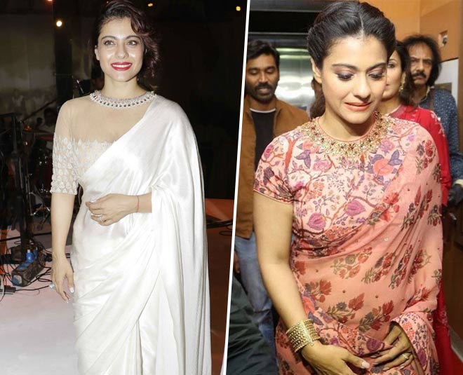 Birthday Special: 5 Best Sarees And Trendy Blouse Designs To Steal From  Kajol