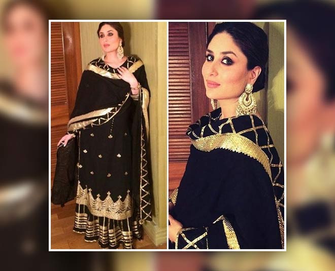 करीना का मटर्निटी शरारा- kareena black sharara maternity fashion
