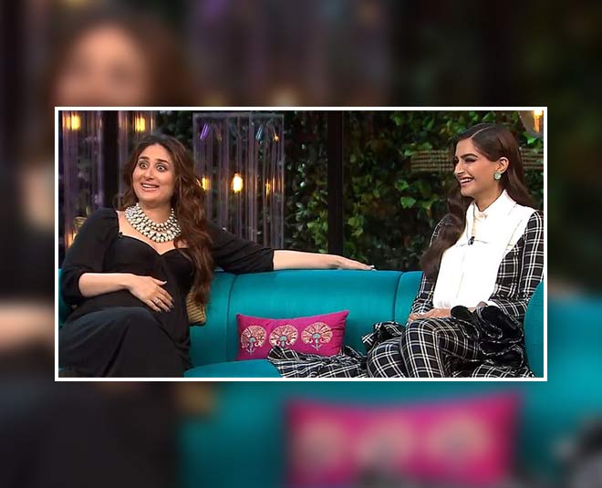 कॉफी विद करण में करीना- kareena koffee with karan maternity fashion