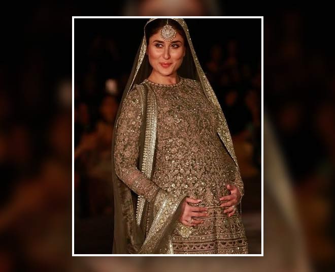 लहंगे में बेबो- kareena sabyasachi lehenga maternity fashion