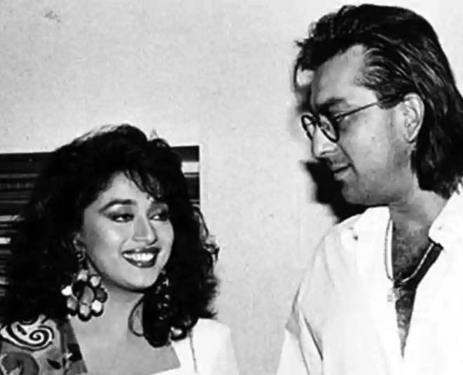 Throwback: When Sanjay Dutt Followed Madhuri Dixit Everywhere Whispering 'I  Love You' | HerZindagi