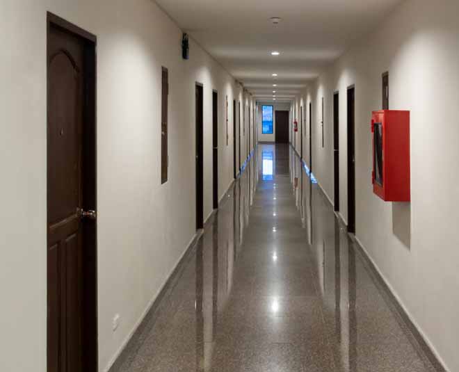 marble floor bright and clean inside