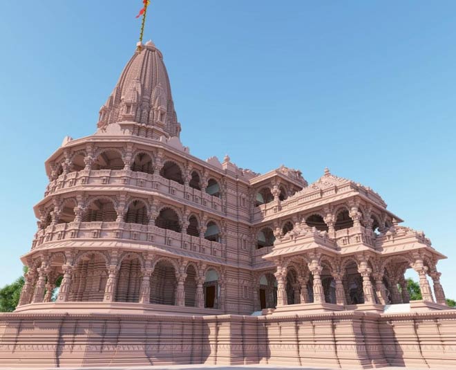 ram mandir ayodhya bhumipuja inside 