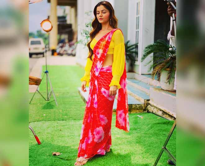 TV Actress Rubina Dilaik Blouse Designs For Saree And Lehnga In Hindi | tv  actress rubina dilaik blouse designs for saree and lehnga | HerZindagi