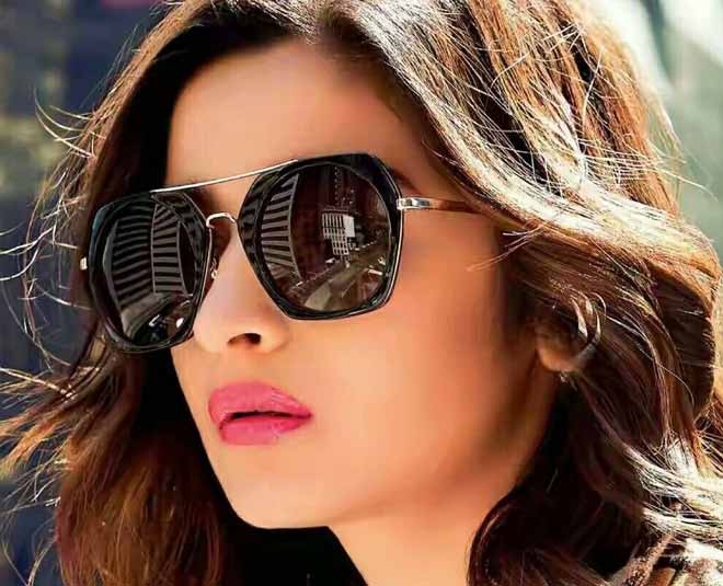 stylish looks with different types of sunnies alia 