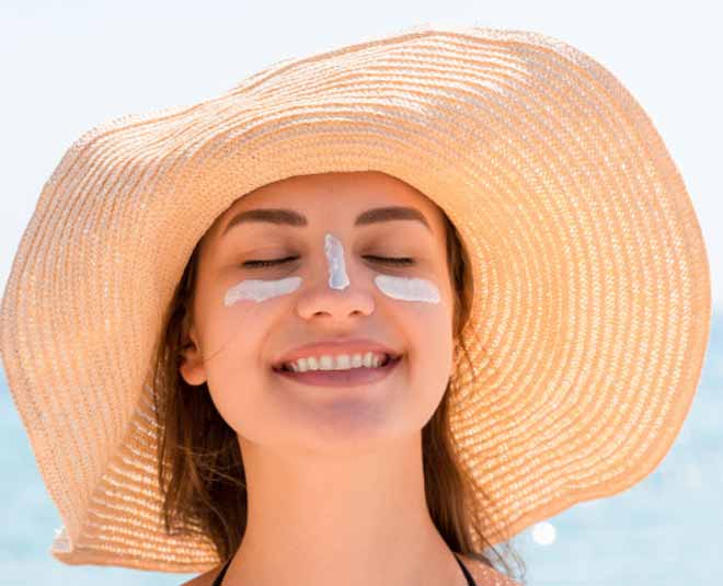 time of applying skin care products inside