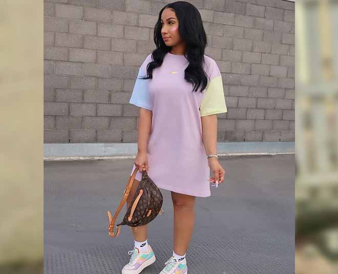tips to style your t shirt dress inside