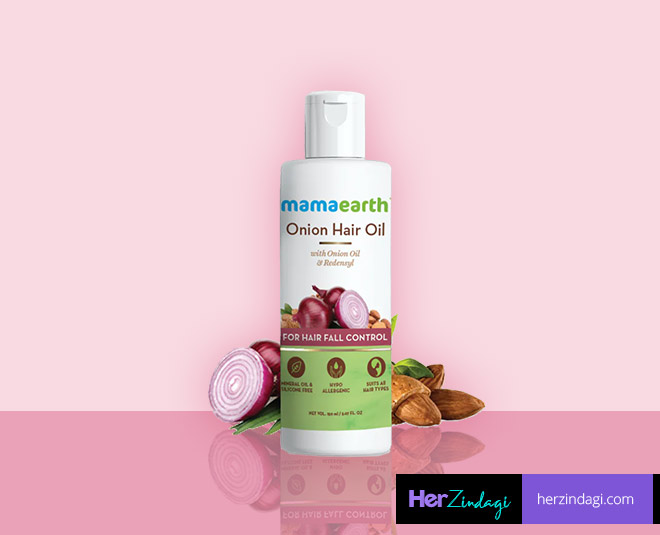 Mamaearth Onion Hair Oil For Hair Growth Hz Tried Tested Product Review  Price Personal Experience | mamaearth onion hair oil for hair growth hz  tried tested product review price personal experience | HerZindagi