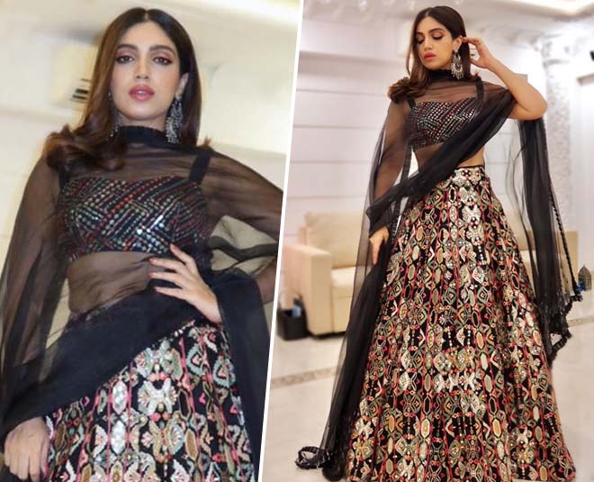 ब्लैक कलर लहंगा bhumi black lehenga