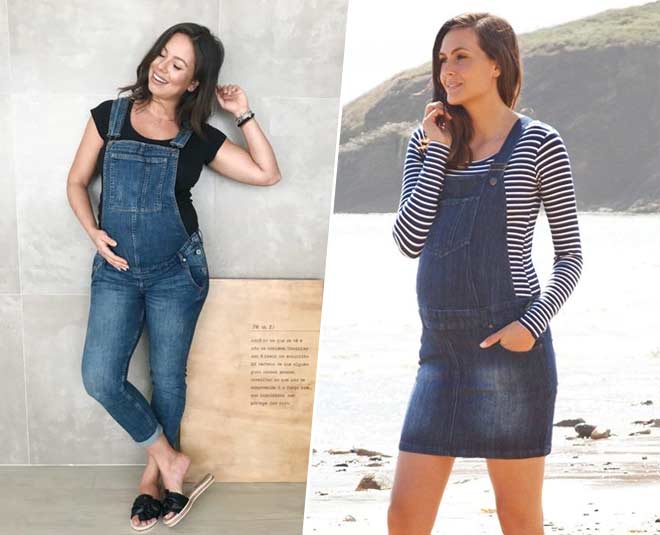 साल 2014 "डेनिम मैटरनिटी ड्रेस " denim dress