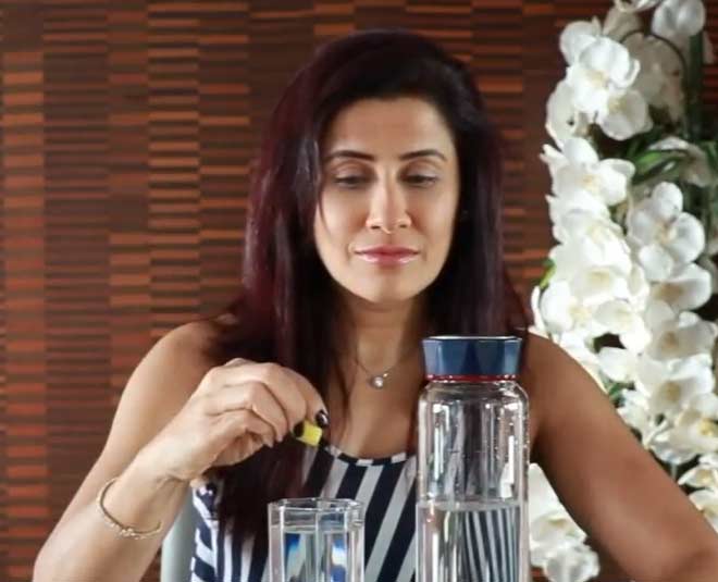 facial exercise red juice