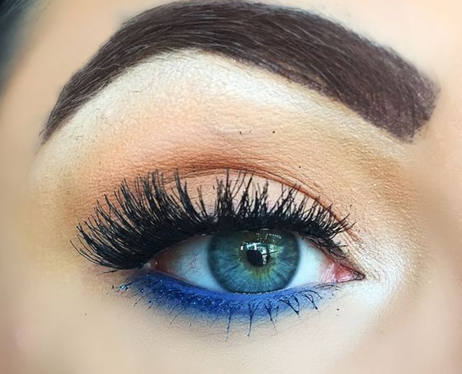 कलरफुल लोअर लाइन मेकअप ट्रेंड inside colourful lower line makeup