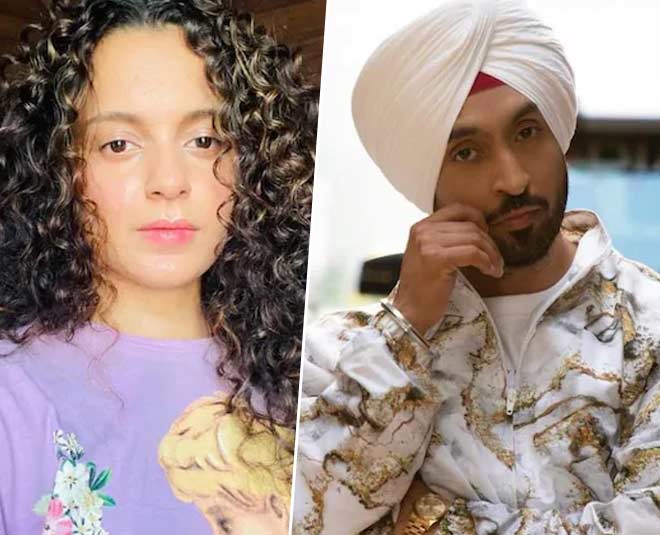 kangana diljit fight