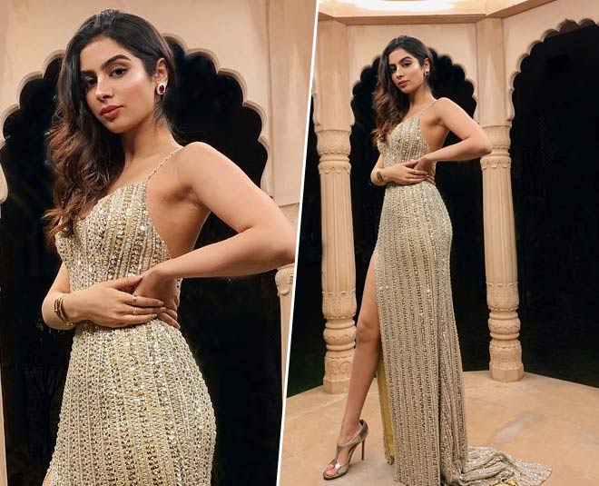 khushi kapoor dress inside 