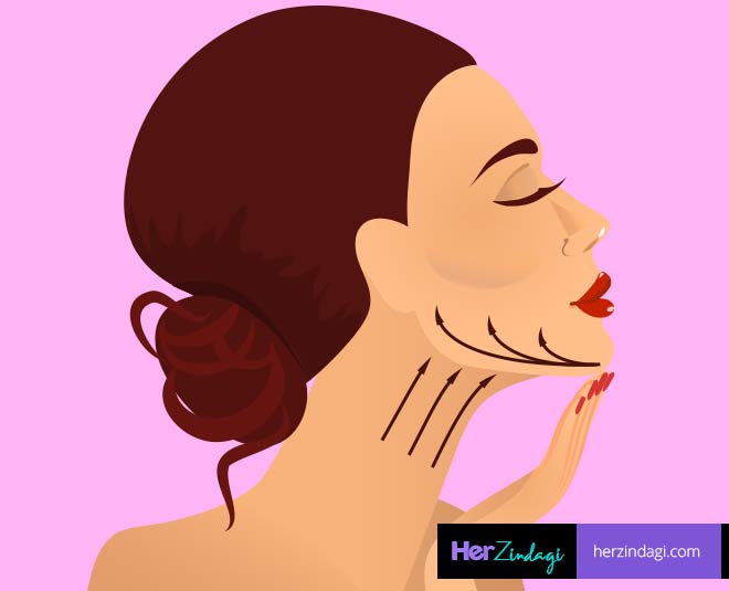 neck massage for double chin