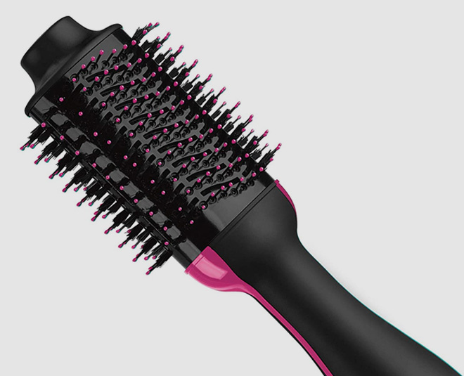 Hair Dryer Brush Set IG INGLAM 4 in 1 Blowout Brush Negative Ion  Detachable Hair Dryer  Styler Volumizer Hot Air Hair Dryer Brush with 2  Styling Brush Heads  Brosse seche