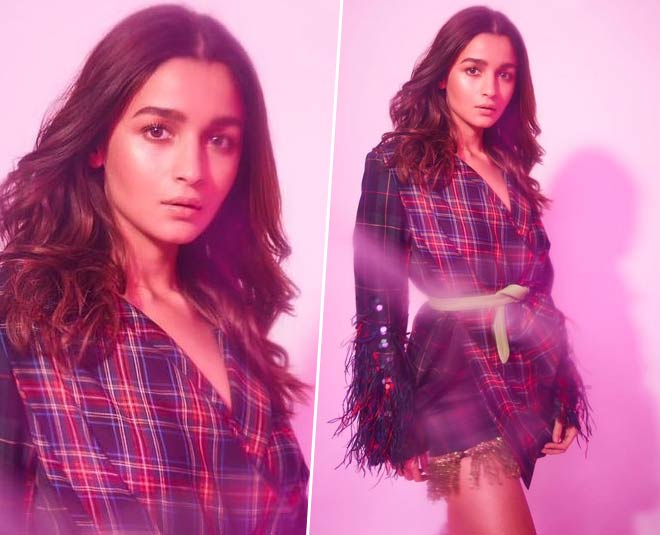 शार्ट चेक ड्रेस short check dress