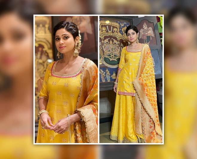 sharara for haldi ceremony