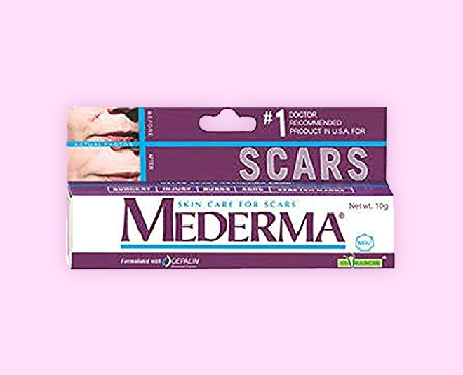 Mederma Skin care gel for acne scars INSIDE 