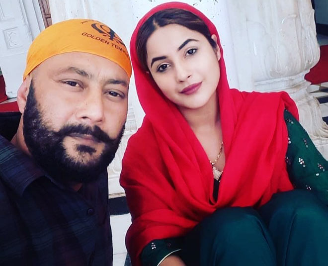 Shehnaz Gill Bigg Boss  Contestant  Father pics