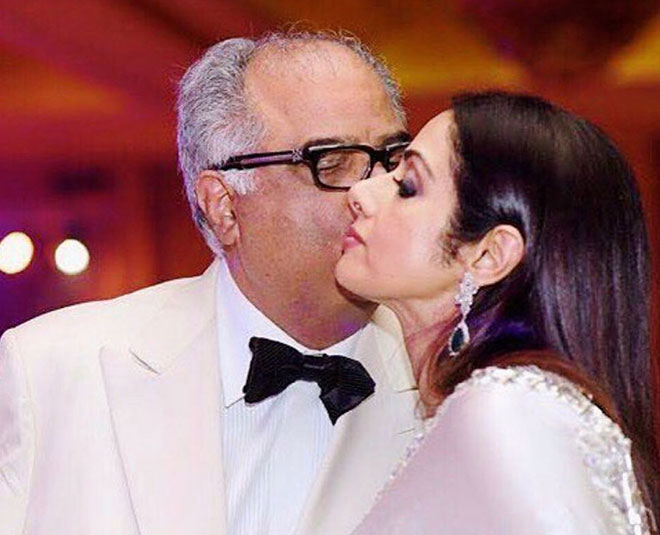 मौत के वक्त अर्जुन कपूर ने दिया था साथ boney kapoor kissing srivdevi