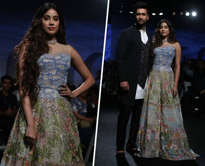janhvi and vickky lakme fashion show