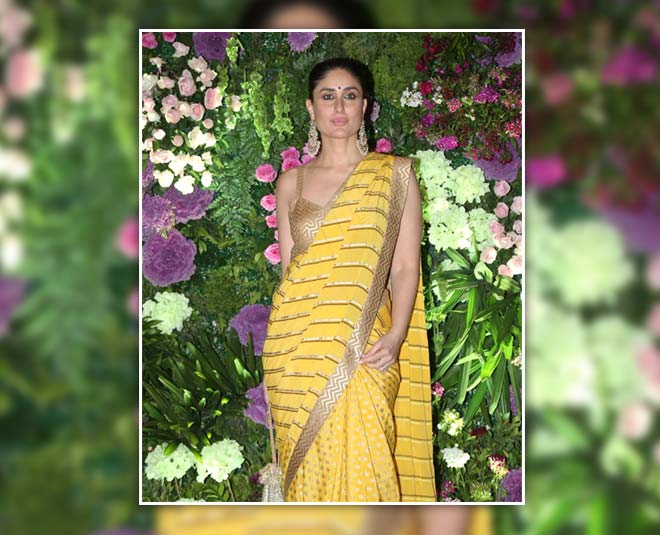 करीना कपूर का यलो लुक- kareena kapoor armaan jain wedding