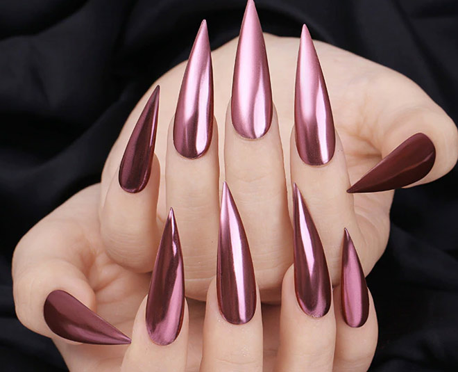 ज्वेल्ड नेल आर्ट latest nail art trends ideas for women see images card inside
