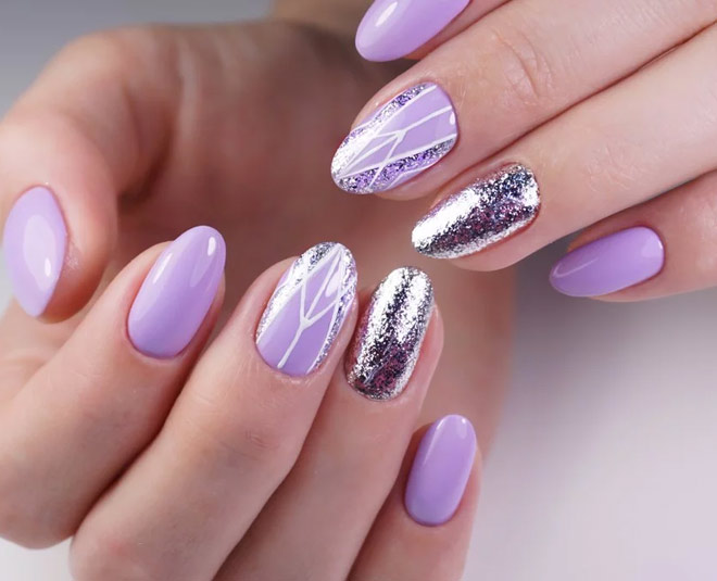 पर्पल नेल आर्ट latest nail art trends ideas for women see images inside