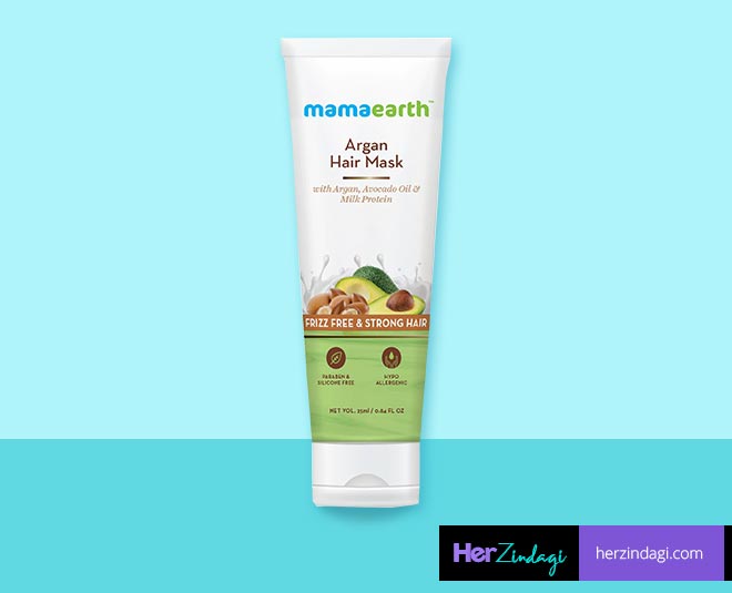 mamaearth argan hair mask inside 