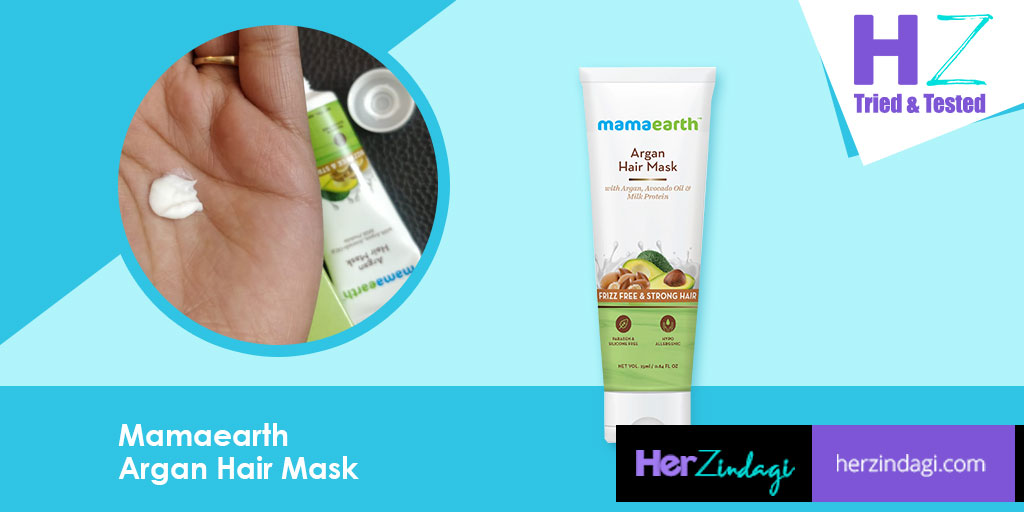 HZ Tried & Tested Mamaearth Argan Hair Mask for Dry Hair Detailed ReviewHZ Tried & Tested