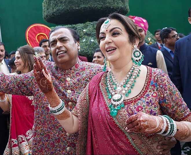 mukeshnita and their wedding