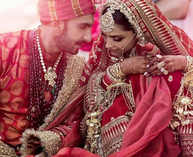 दीपिका पादुकोण sabyasachi mukherjee lehenga for their wedding birthday special inside