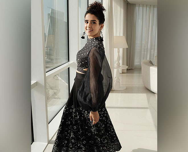 sanya malhotra in lehenga