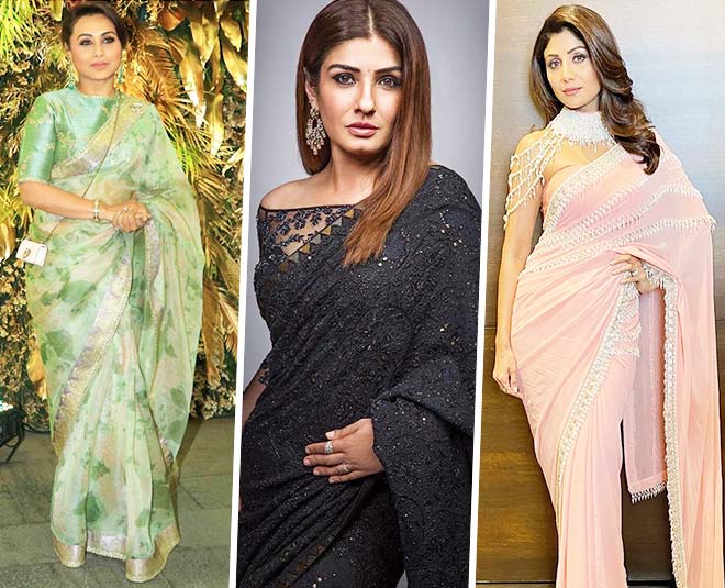 6 Bollywood Celebs In Red Sarees For Festive Outfit Inspiration
