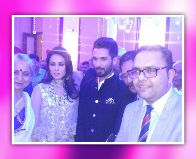 shahid mira wedding reception 