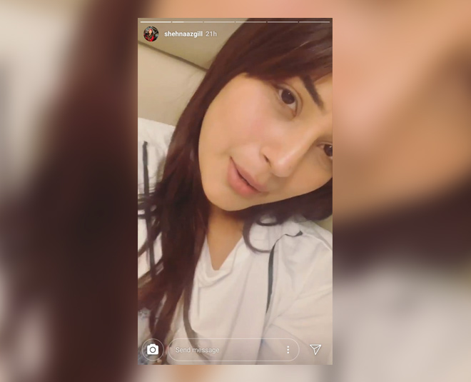 shehnaz silent message