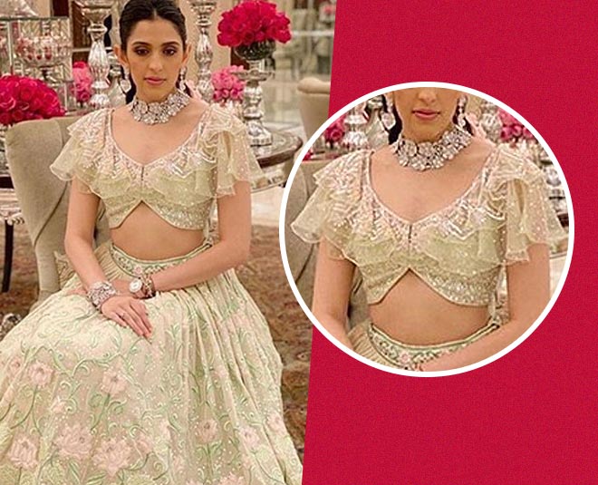 shloka meheta mint green blouse