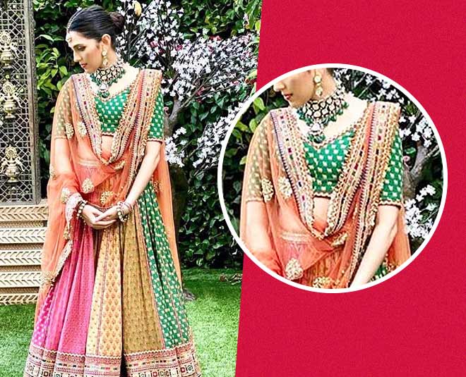 shloka mehta green blouse