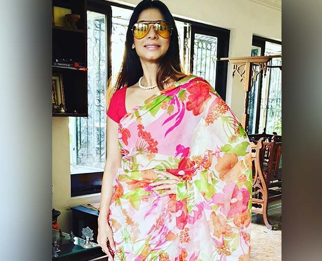 wear saree like tanisha mukherji inside 