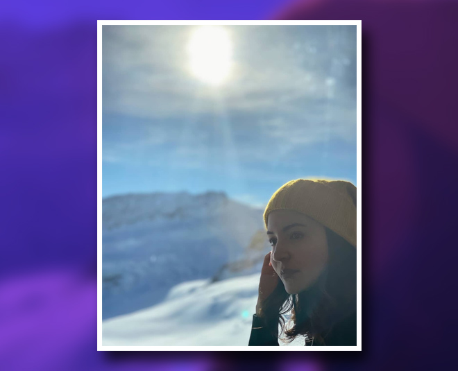 अनुष्का की सन किस्ड फोटो- anushka sharma gstaad photos