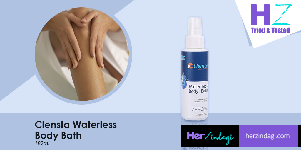 HZ Tried & Tested Clensta Waterless Body Bath Detailed Review HZ Tried & Tested Clensta
