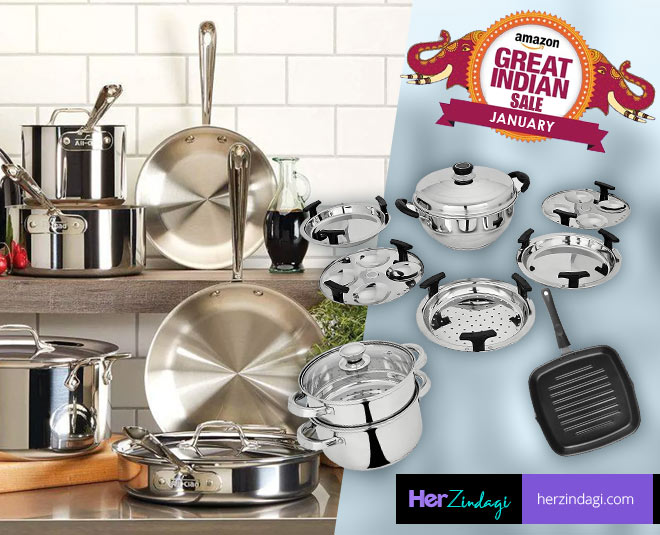 Amazon Great Indian Sale: Momo Maker To Induction Bottom Multi Kadai, Get These Cooking Utensils On Sale