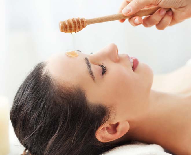 honey facial massage inside