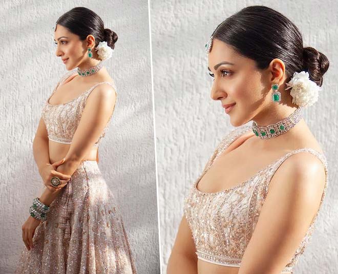 kiara advani hairstyles low bun