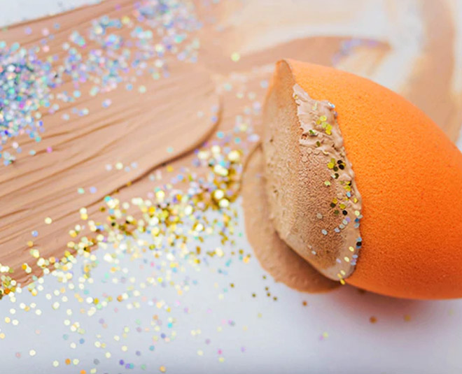 makeup sponge shapes and uses flat