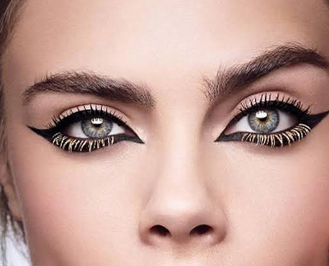 makeup trends  curled mascara